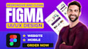 do figma UI UX design for figma website and figma website design