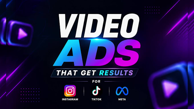 create facebook video ads for instagram, tiktok and meta