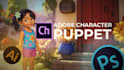 create a fully rigged unique adobe character animator puppet