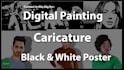 do digital caricature and poster design