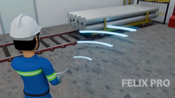 do 3d factory process animation, manufacturing process animation, factory layout