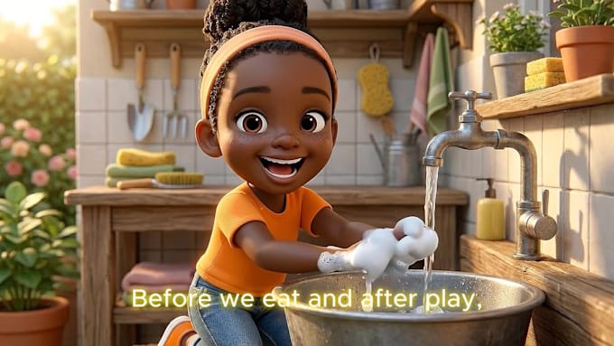 create amazing ai animated stories, ai video art, 3d cartoon for kids
