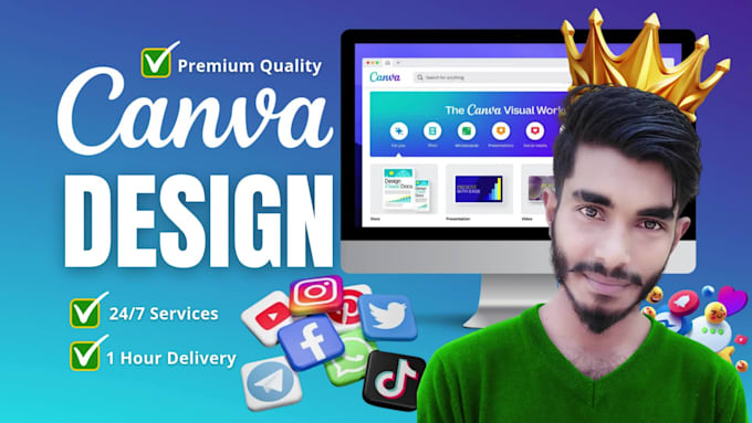 Use canva for your brand, social media and graphic design by Bddesign9 ...
