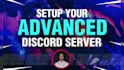 setup a professional discord server with bots and security