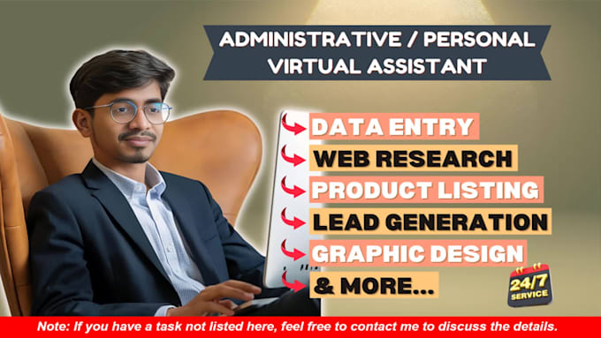 do your administrative and personal virtual assistant tasks