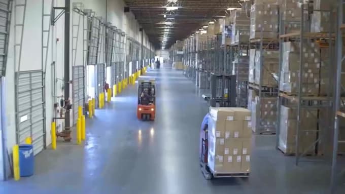 create shopify warehouse logistics promotional video