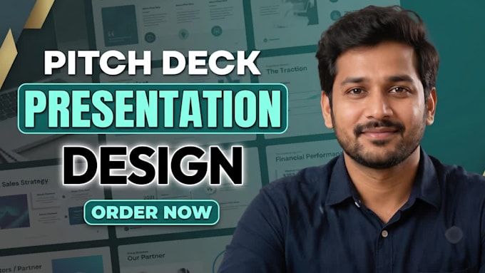 design modern presentation slides and pitch decks