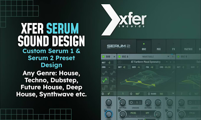 create custom serum presets