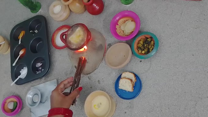 do miniature cooking videos for youtube channel