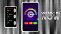 create motivational and educational neon glowing animation videos
