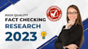 do expert fact checking for research and businesses
