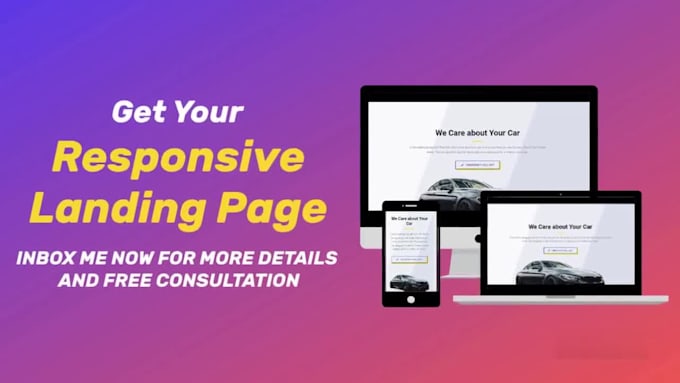 Design responsive wordpress landing page, elementor landing page by ...