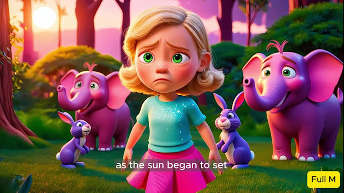 create ai animation story, ai video art, 3d cartoon for kids