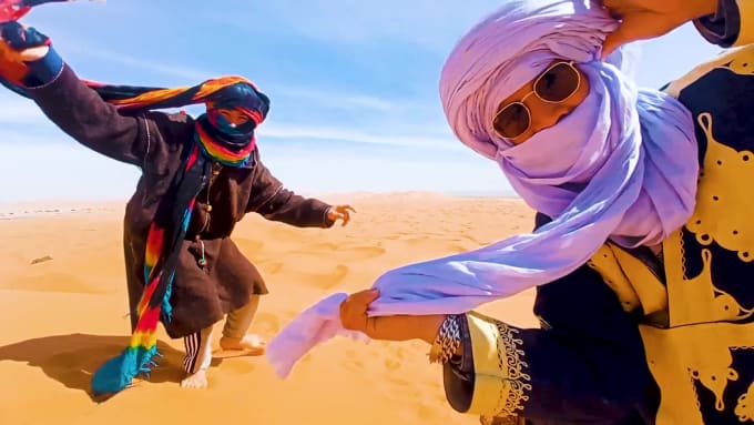 Dance tik tok video to your song from the sahara desert by Desertscorpions  | Fiverr