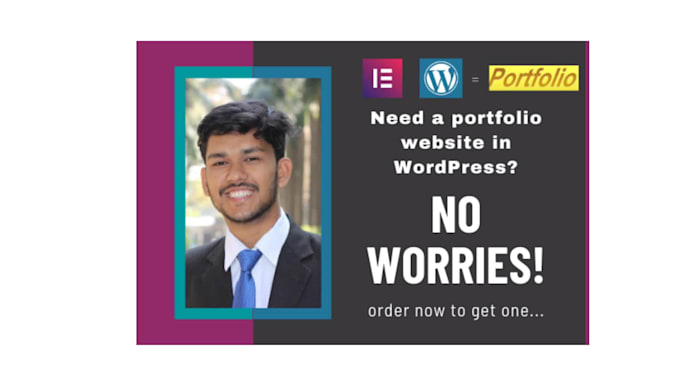 build portfolio website in wordpress