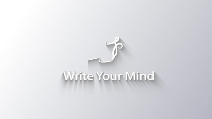 do handwritten signature text and 3d logo animation