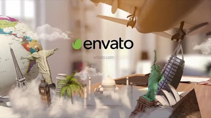 edit travel logo animation or intro