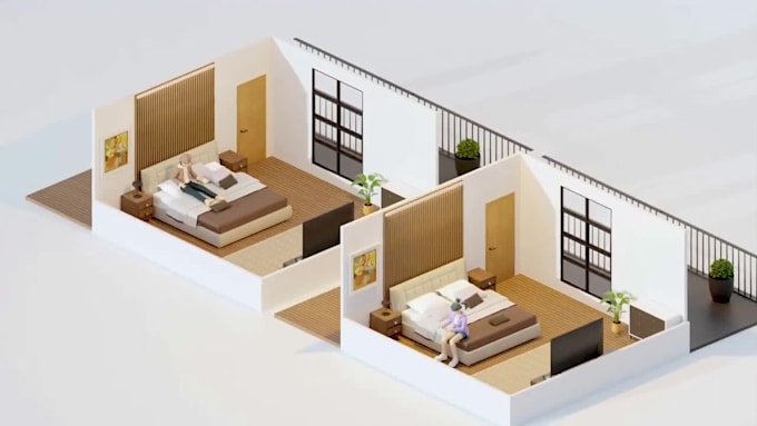 do professional 2d and 3d isometric animation to explain your ideas 3d isometric