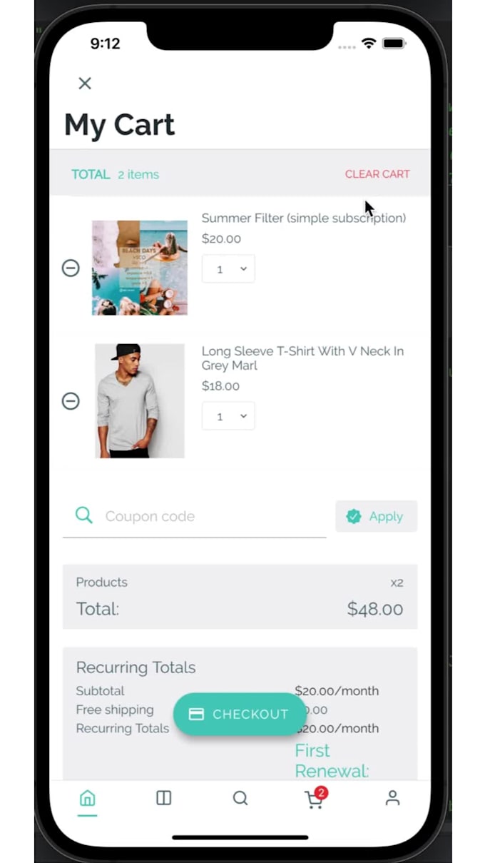 build a mobile app for woocommerce store
