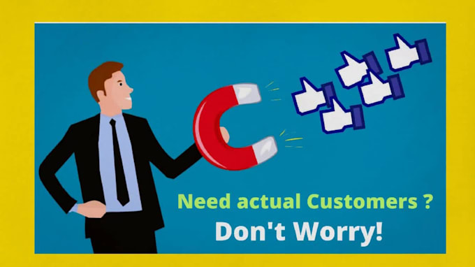 set up facebook ad and promote your service brand or product