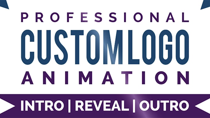 design logo intro, animation, reveal and outro video
