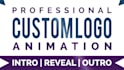 design logo intro, animation, reveal and outro video