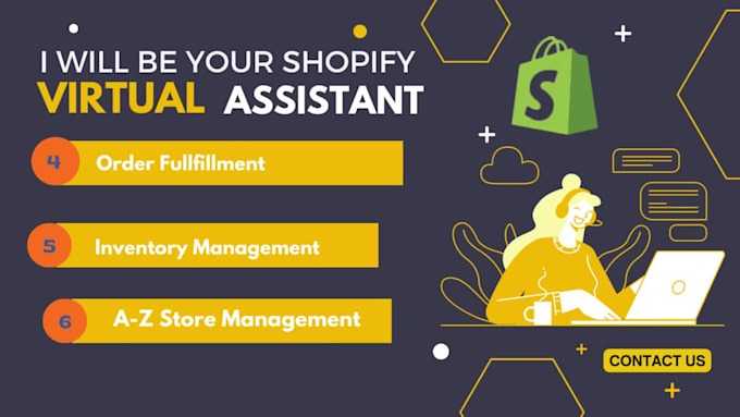 be shopify virtual assistant and shopify store manager