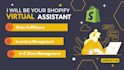 be shopify virtual assistant and shopify store manager