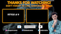do custom youtube end card end screen outro within 12 hours