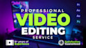 be your professional youtube video editor and cutter