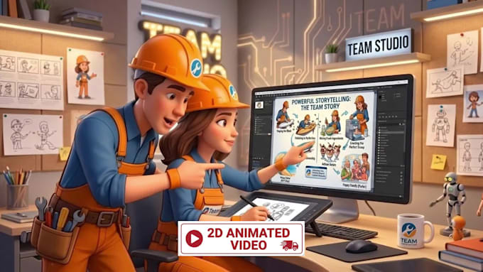 create 2d animated videos for ads, sales and marketing