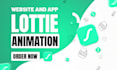 can do lottie animation, website animation and motion graphics