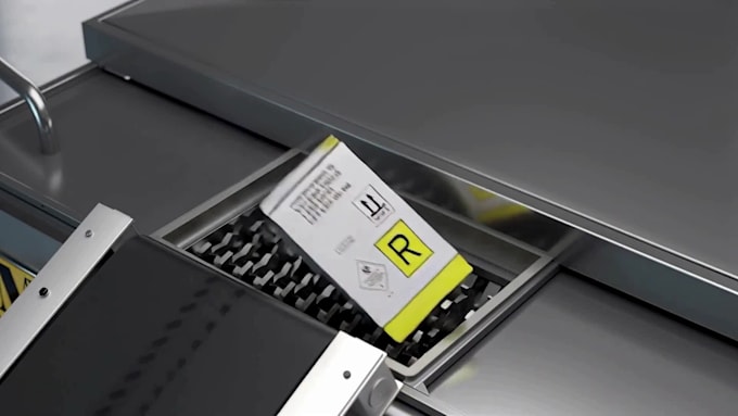 create 3d industrial machinery and manufacturing process animation