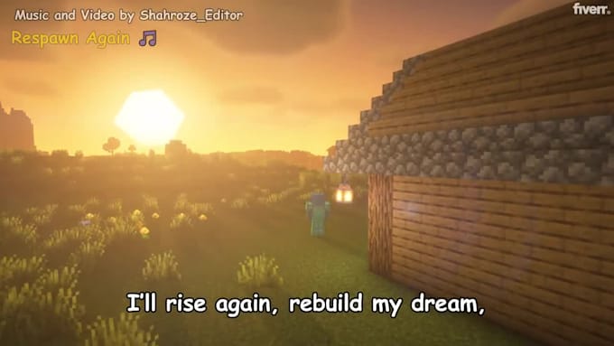 record and edit your minecraft music and cinematic story video