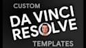 create davinci resolve and fusion templates