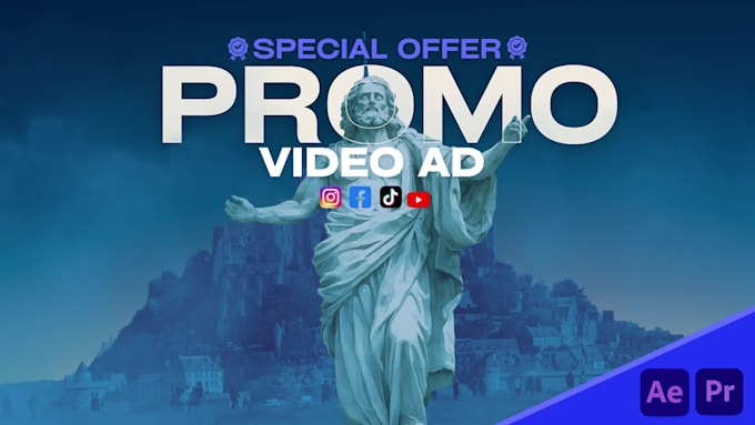 create commercial promo video ads with kinetic typography
