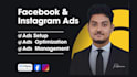 setup facebook and instagram ads campaign for local business, ecommerce