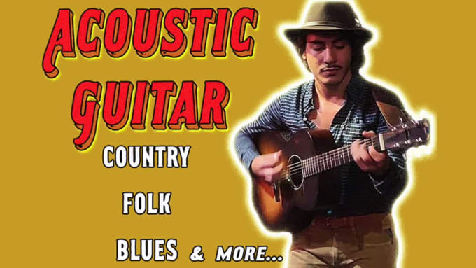 record folk, blues and country fingerstyle acoustic guitar