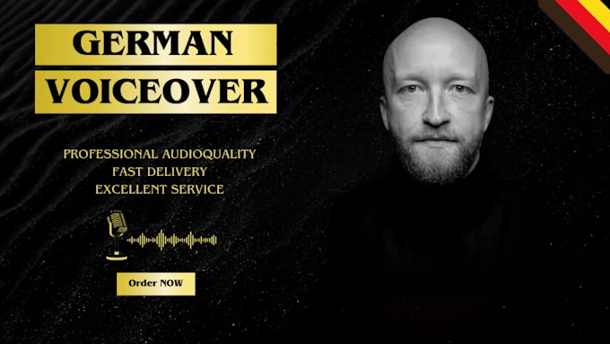 record a male german voice over