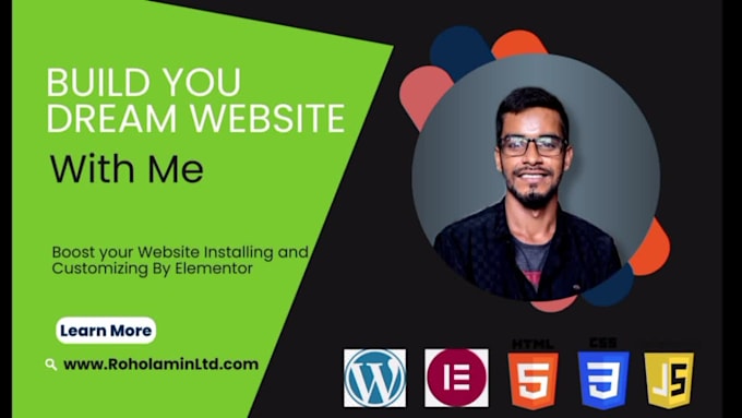 be your blog website designer and customizer with elementor