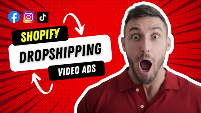 create shopify facebook video ads for dropshipping products