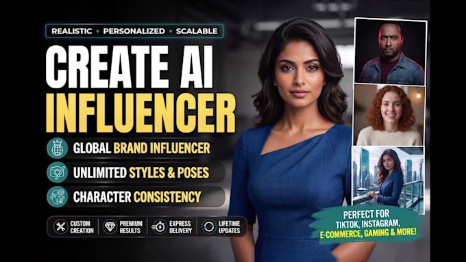 design hyper realistic ai avatars and virtual influencers