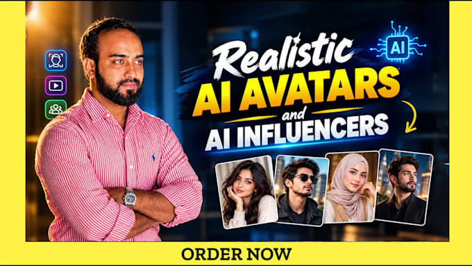create hyper realistic ai avatars and ai influencers