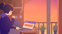 create smooth lofi loop animation animated gif