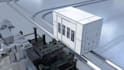 create 3d factory automation animation industrial robotic production line video