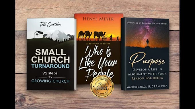 do a premium book cover design or kindle cover