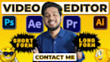 edit eye catching long form and short form videos