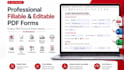 create a professional fillable PDF form with validation and signature