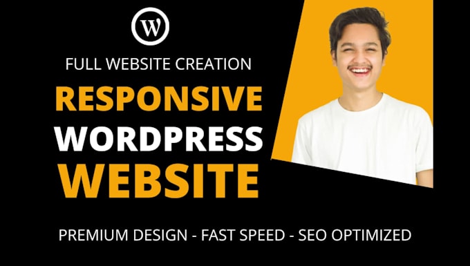 build website, full website creation with modern design in wordpress