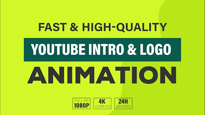 do professional 3d logo animation or youtube intro video